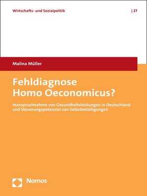 cover image of Fehldiagnose Homo Oeconomicus?